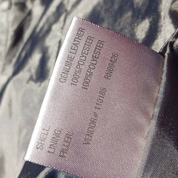 Wilson Leather GENUINE QUILTED LEATHER JACKET BLACK SIZE L EUC - Picture 9 of 9